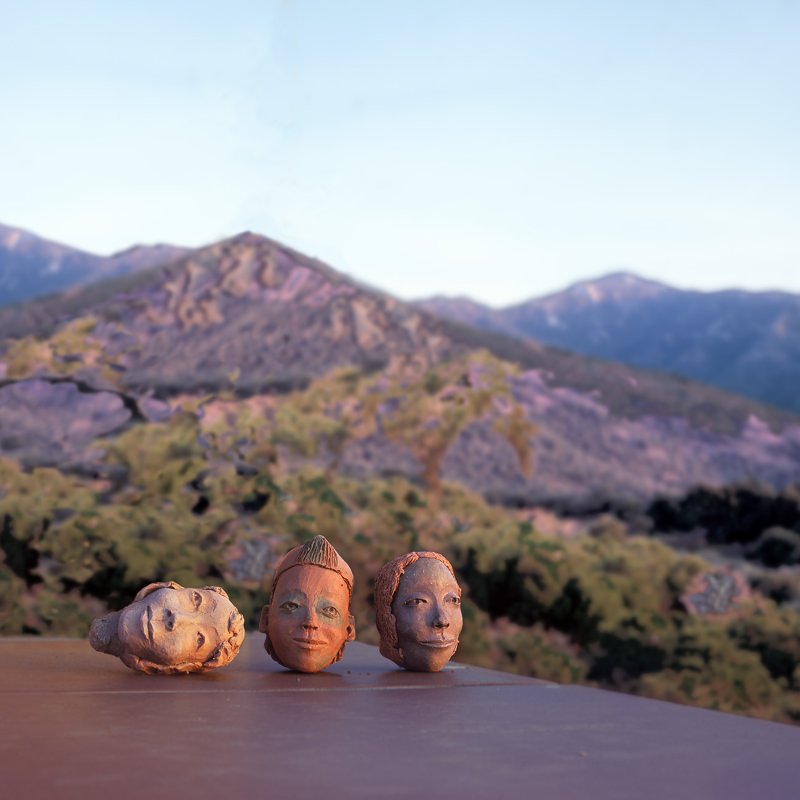 Dans la montagne bleue